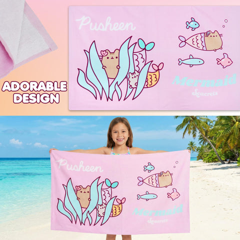 Foldable travel towel packs flat for easy packing