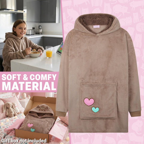 Get Trend large kangaroo pocket detail, convenient for snacks or small items.