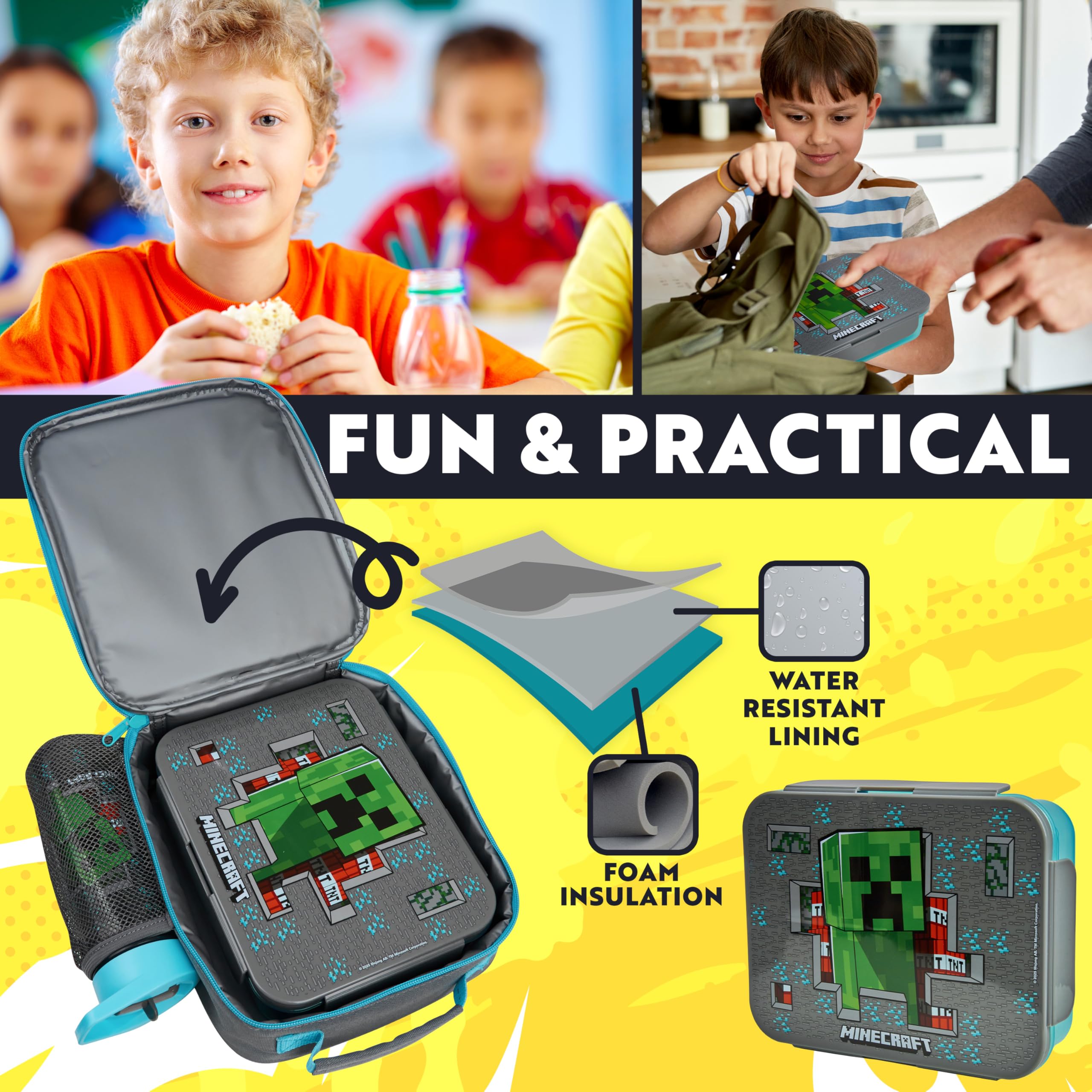 Get Trend Minecraft water bottle designed for durable on the go hydration