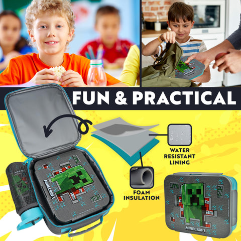 Get Trend Minecraft water bottle designed for durable on the go hydration