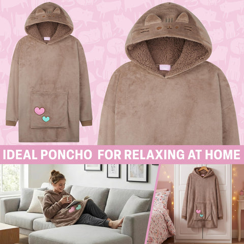 Get Trend sherpa hood lining close-up highlighting warmth and soft comfort.