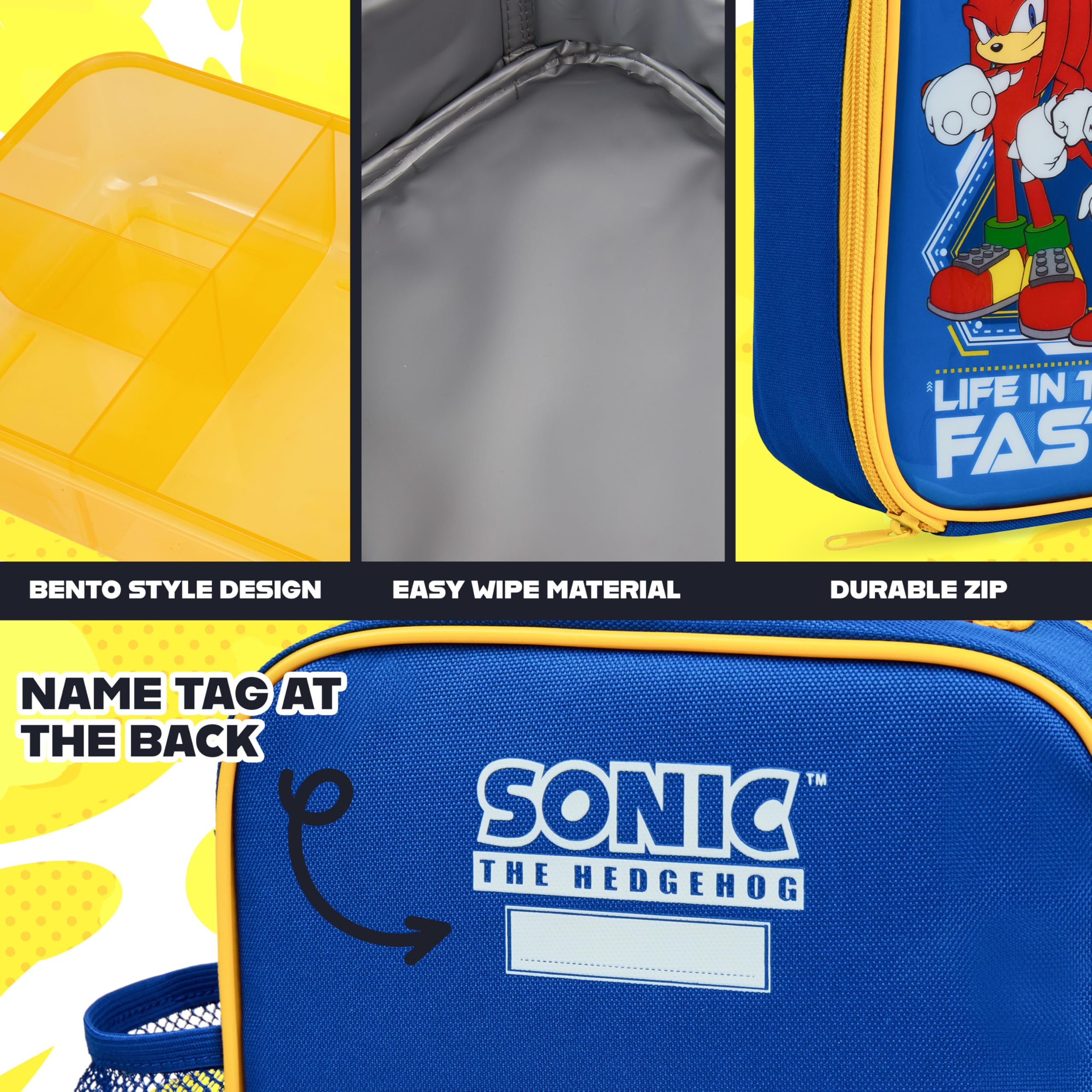 Get Trend Sonic insulated snack bag keeps freshness during school or trips