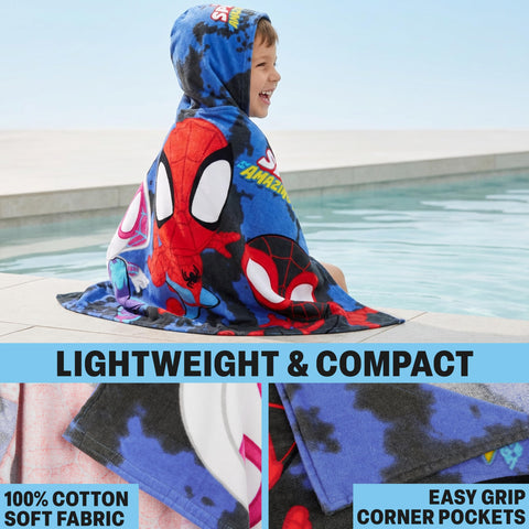 Get Trend Spidey towel pool-ready for pool days, beach trips, and water play.
