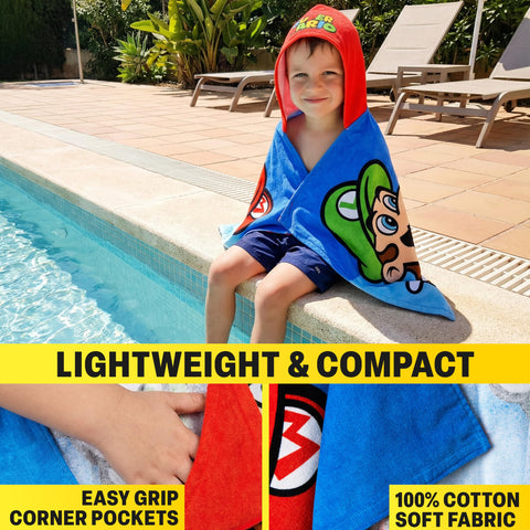 Get Trend Super Mario characters towel design sparks fun bath time play for boys