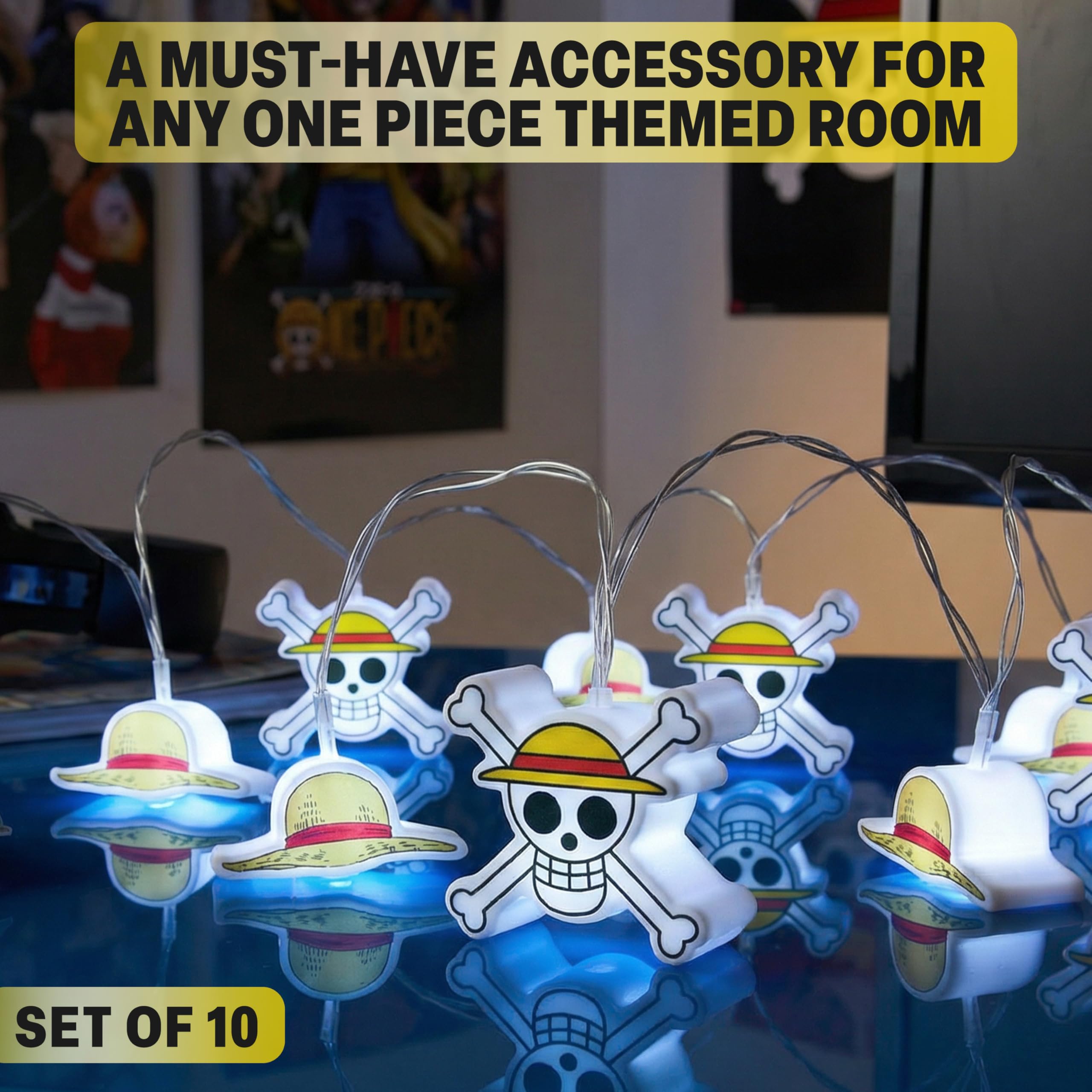 Get Trend Straw Hat light adds playful wall decor.