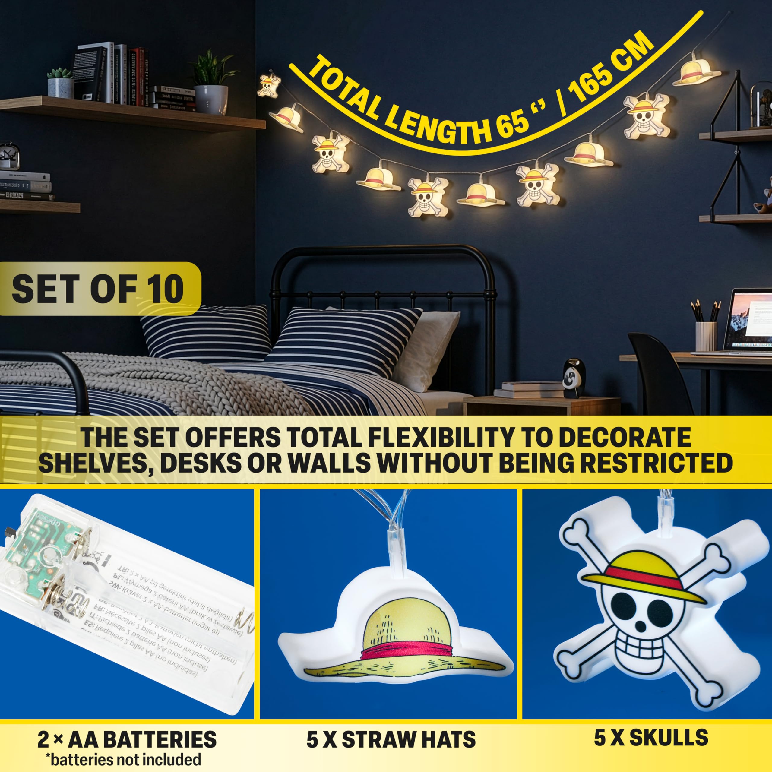 Get Trend two-mode lighting for cozy or lively mood.