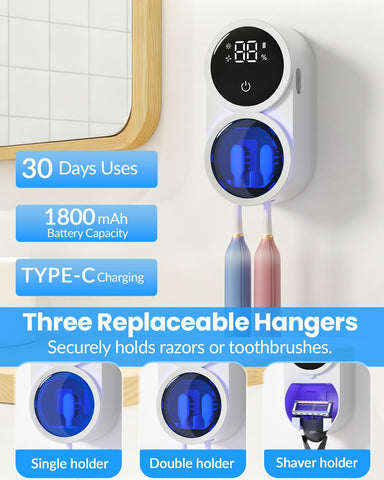 GEVOODIX compact bathroom holder fits small spaces without clutter.