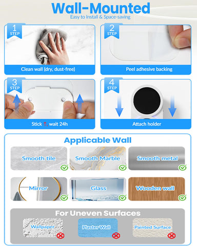 GEVOODIX space-saving design supports daily brushing routines with reduced moisture buildup.