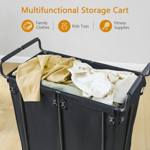Gewudraw large-capacity 360L hamper suits multi-person households.