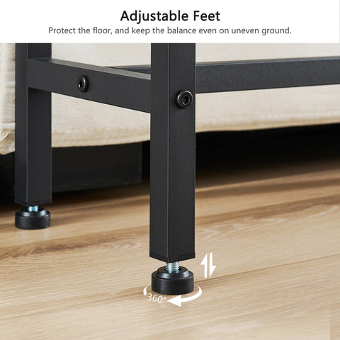 Gewudraw 70in skinny sofa table placement ideas for entryways and living rooms