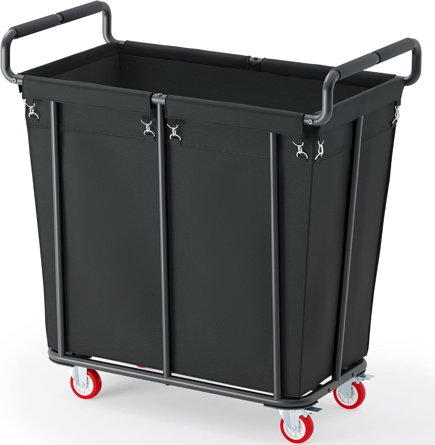 Gewudraw 360L rolling laundry hamper with wheels for easy family laundry storage.