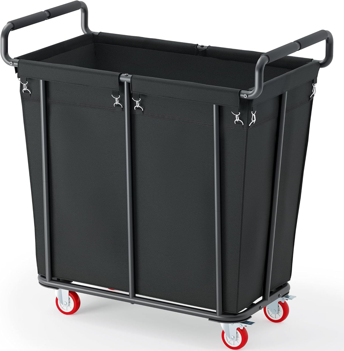 Gewudraw 360L rolling laundry hamper with wheels for easy family laundry storage.