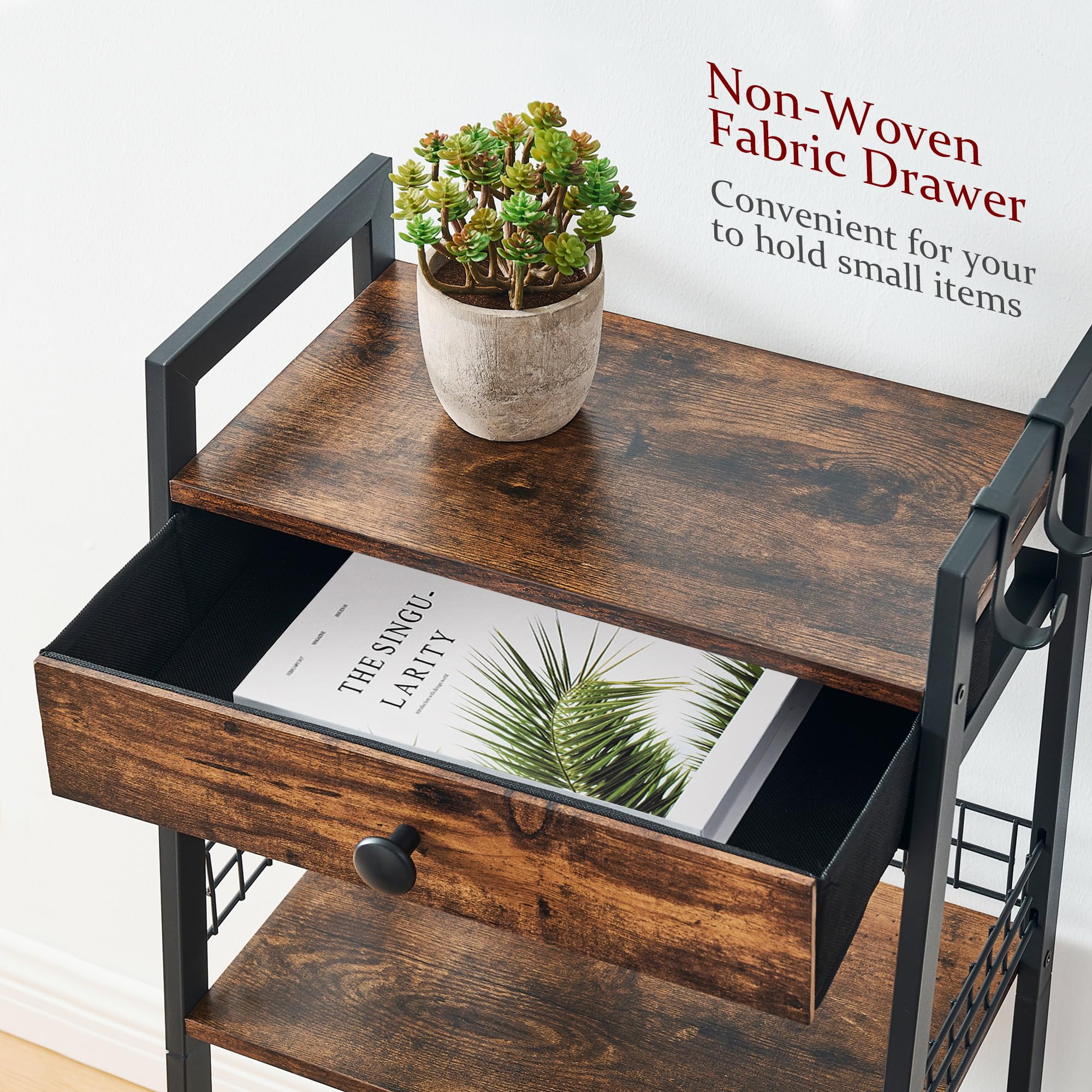 Gewudraw sturdy metal frame provides durability and rust resistance