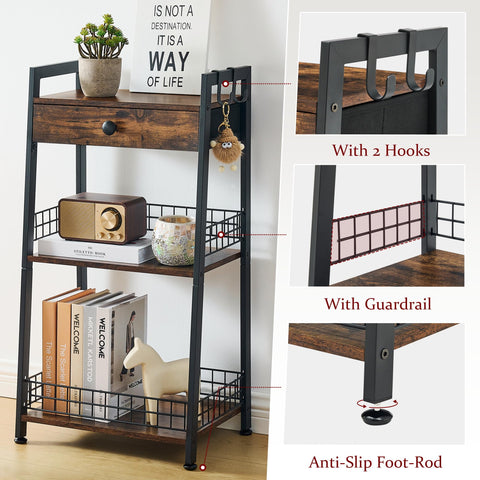 Gewudraw top fabric drawer adds hidden storage for small items