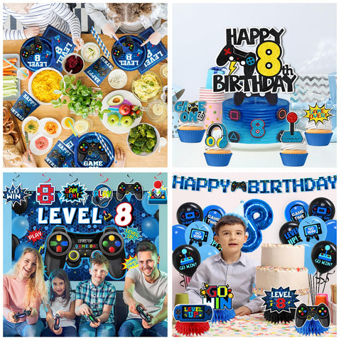 Gexlaju 8th birthday foil balloon adds festive shine for the celebration