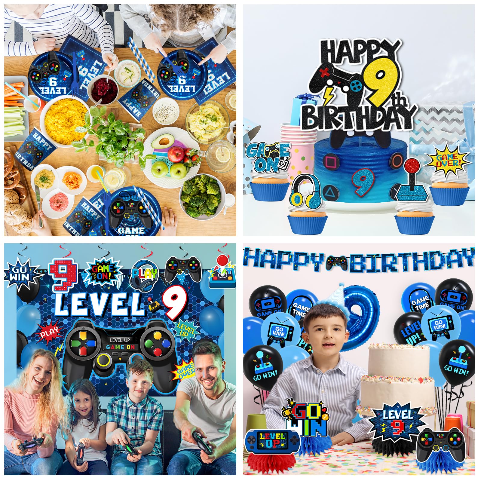 Gexlaju 9th foil balloon adds a striking centerpiece for the milestone