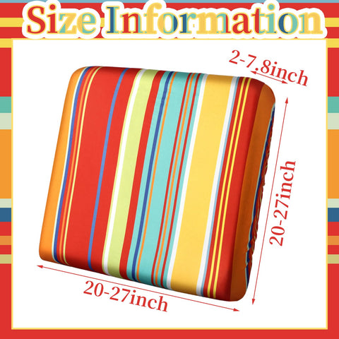 Geyoga size-range cushions cover 20-27 inches to fit most sofa cushions