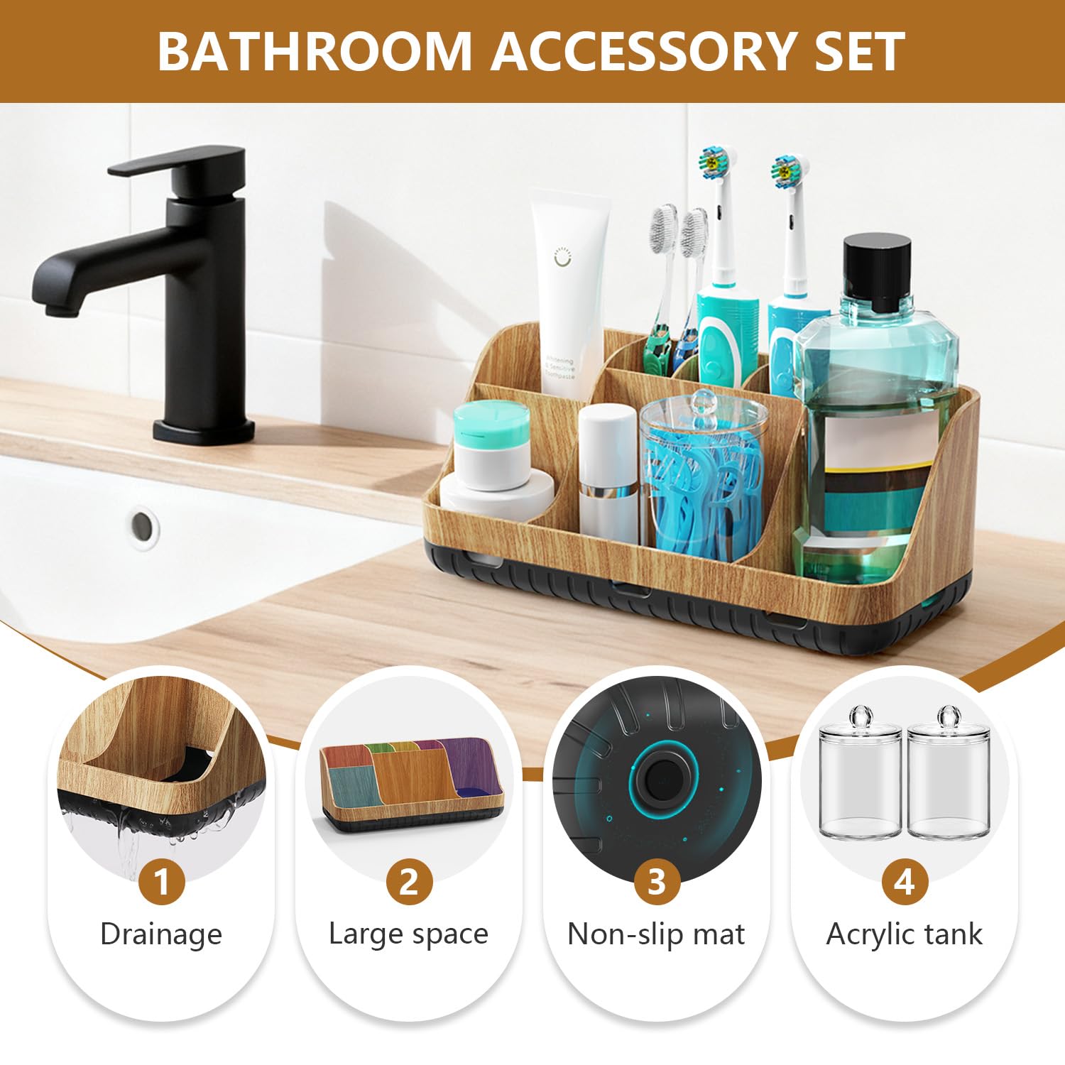 GFWARE detachable base for easy cleaning and thorough interior access.