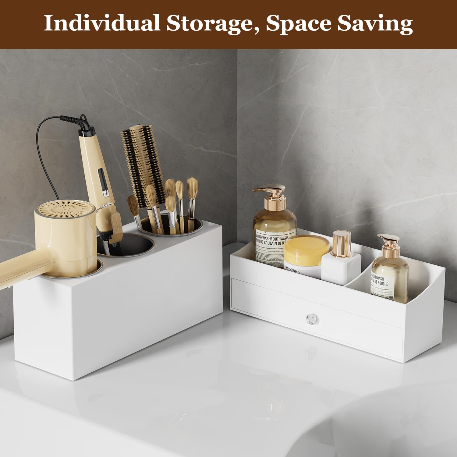 GFWARE durable stainless steel and acrylic construction supports daily use.