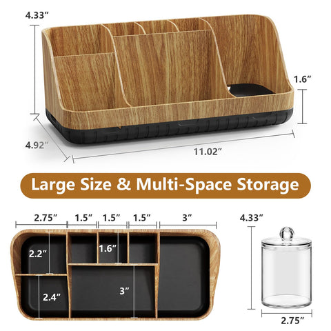 GFWARE sink counter storage keeps bath essentials organized and within reach.