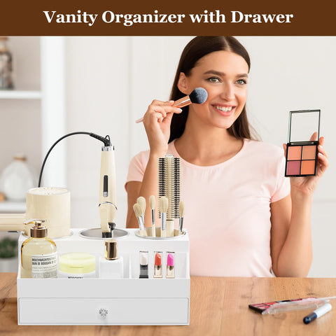 GFWARE three stainless cups cradle hot tools securely for safe storage.