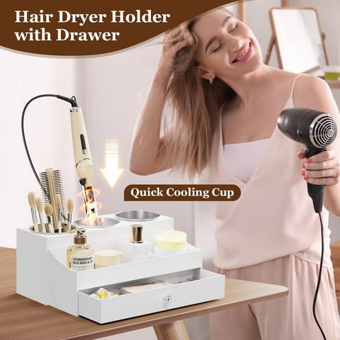 GFWARE vanity top organizer keeps makeup and accessories tidy and within reach.