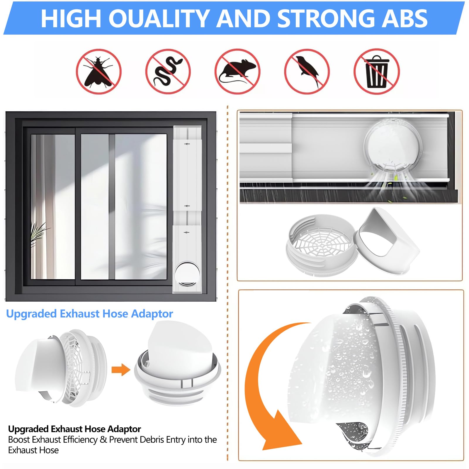 Sealing tape included for quick, reliable installation.