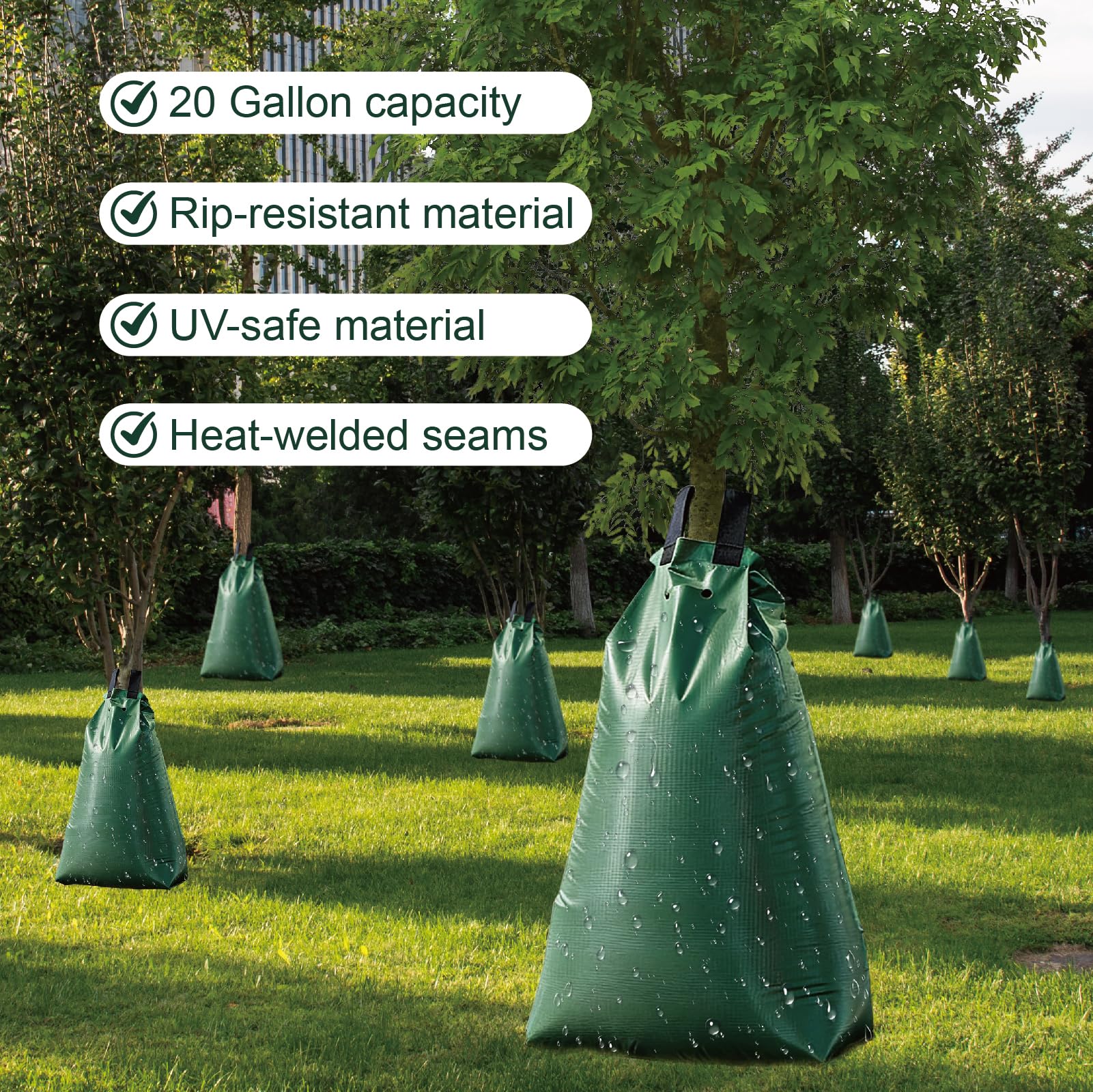 GGYKJSK 20-gallon bag with wide fill port for easy hose connection.