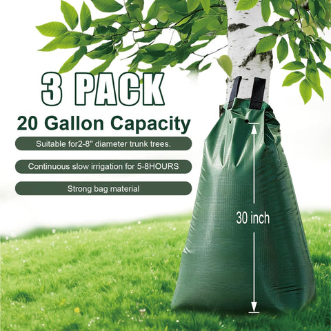 GGYKJSK Tree Water Bag with zip closure ensures leak-free operation.