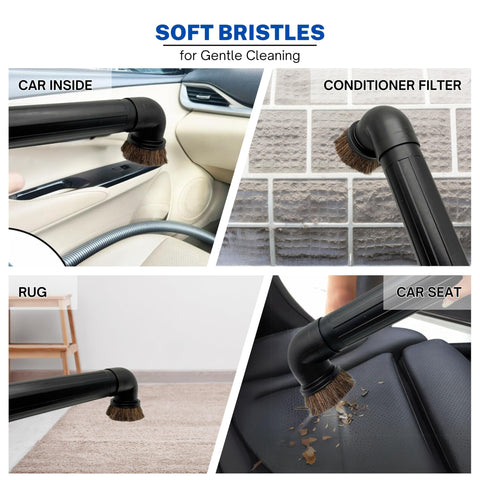 GHAMADE enhanced dust collection with versatile bristles for varied messes.