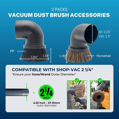 GHAMADE plastic bristles dust brush, tackles stubborn debris without scratching.