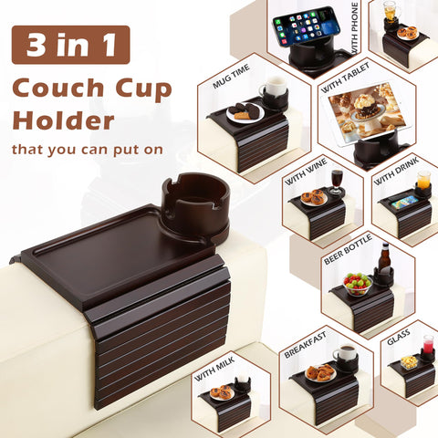 GHKINMAL 360° rotation phone holder allows ideal viewing angles from the couch.
