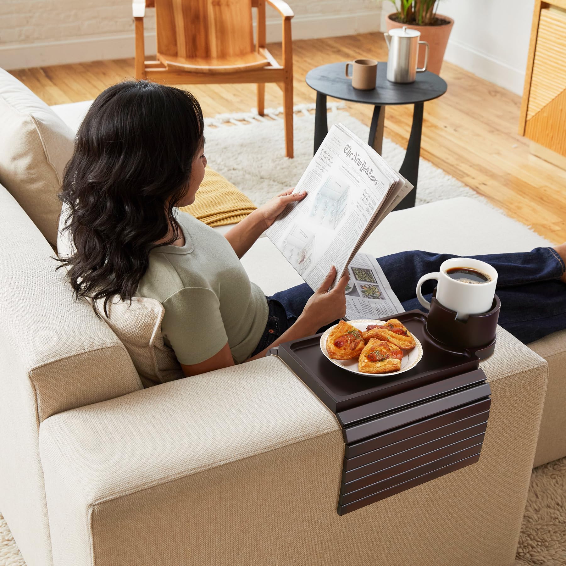 GHKINMAL gift-ready couch tray enhances any living space with practical style.
