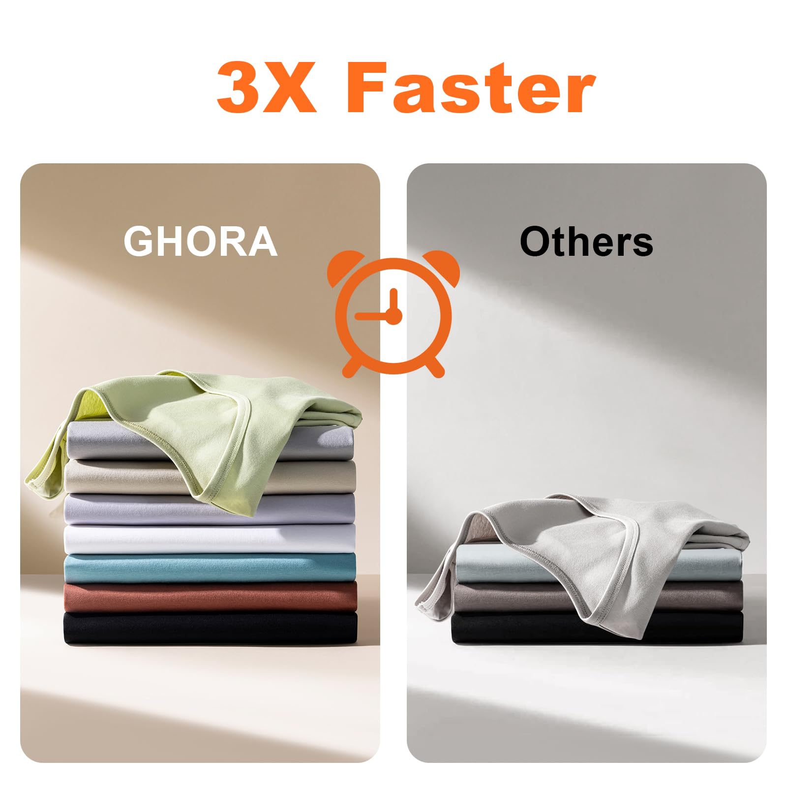 GHORA steamer with 160ml tank for extended steaming sessions