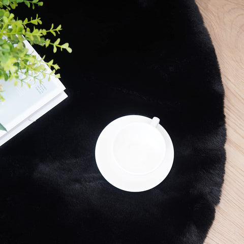 Ghouse non-slip bottom rug, safe on wooden floors, ideal bedside or living area.