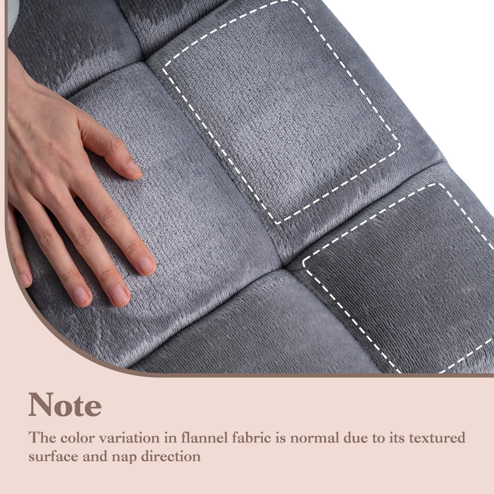 Giantex non-slip pad keeps the chair stable on any floor