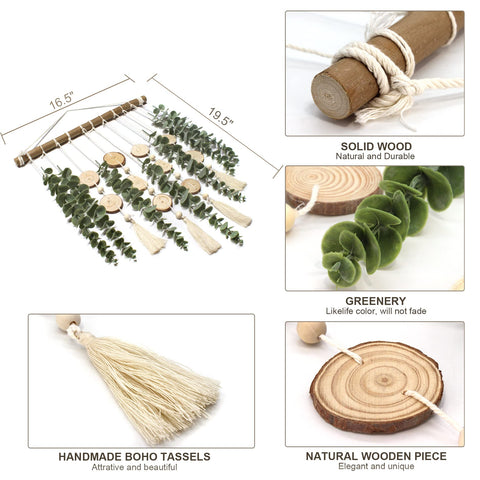 Giauma handmade tassels and vines, each piece uniquely crafted.