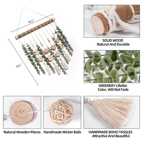 GIAUMA handmade wall hanging showcasing artisanal craftsmanship and detail.