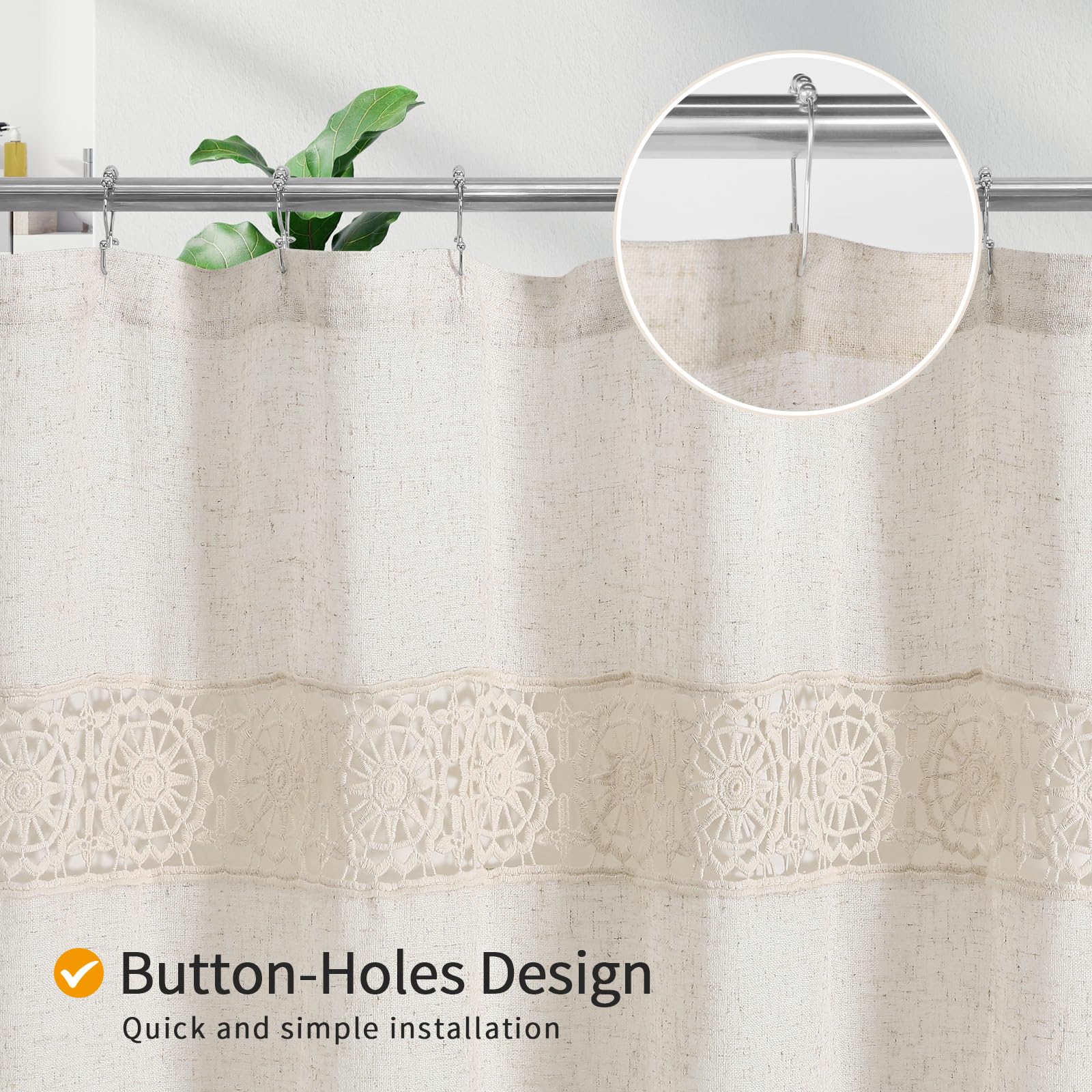 Gibelle Boho bathroom decor adds warm natural texture to space.