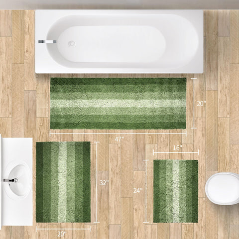 Gibelle machine-washable bath mat for easy care