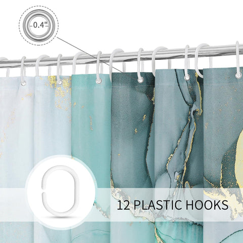Gibelle waterproof polyester curtain edge blocks splashes for a dry floor