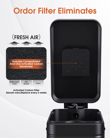 GibHerz fingerprint-proof matte finish on a compact trash can
