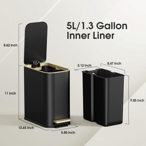 GibHerz stainless steel body resists fingerprints for a clean look