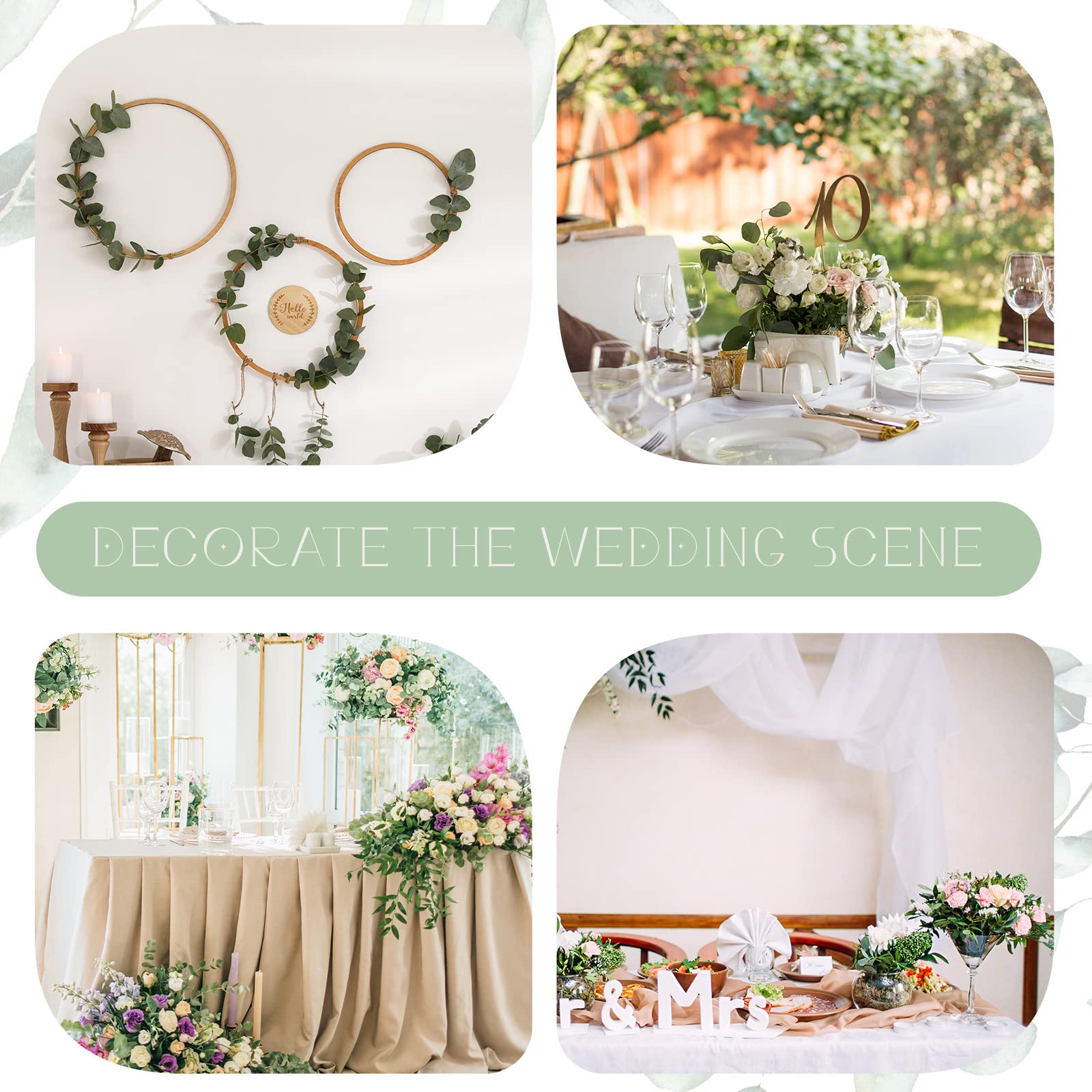 Giegxin faux spray pack provides durable greenery for home decor and events.
