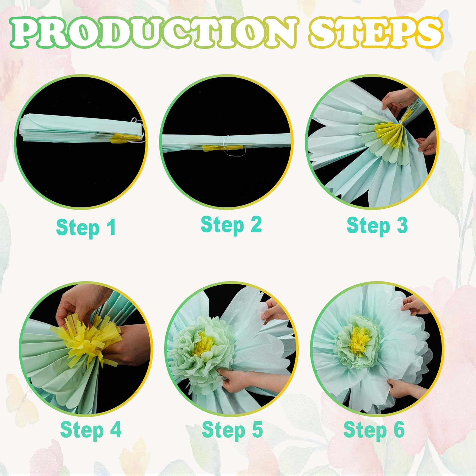 Giegxin pastel flowers for DIY decor and centerpieces.
