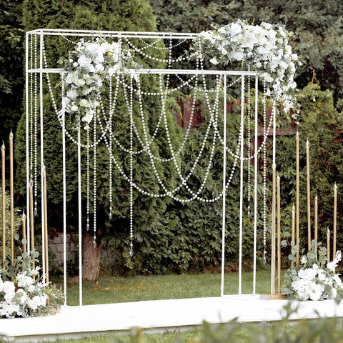 Giegxin pearl crystal garland elevates party decor with versatile shine