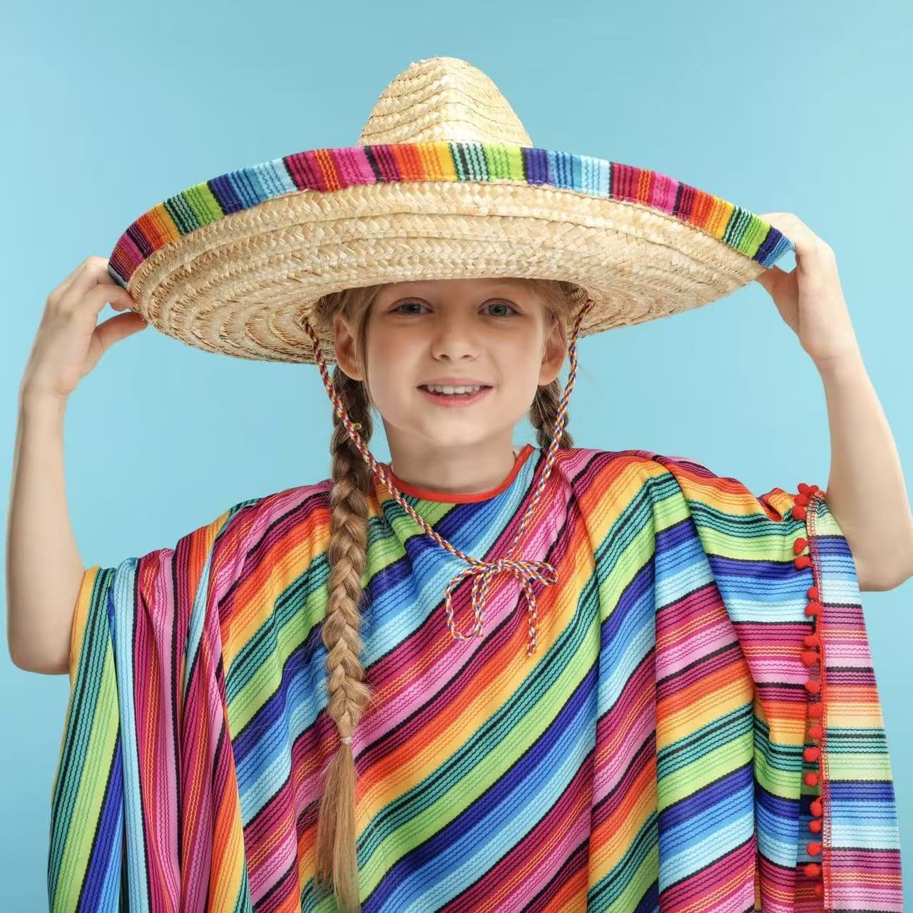 GiftExpress adult unisex fiesta hat complements costumes and photo booths