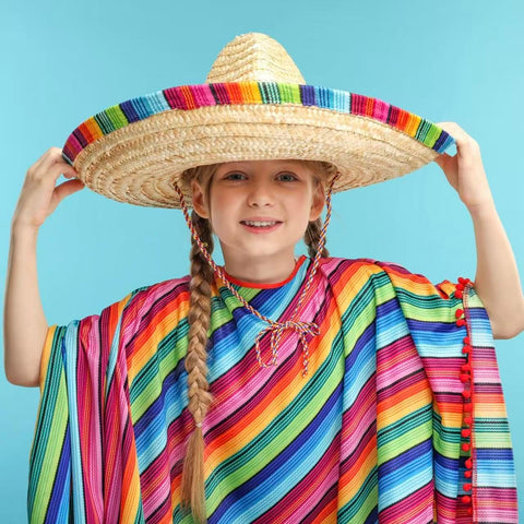 GiftExpress adult unisex fiesta hat complements costumes and photo booths