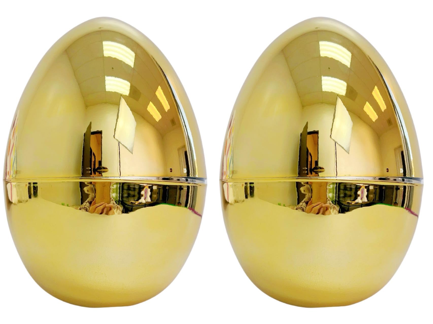 GiftExpress jumbo Easter egg 10in tall, ideal centerpiece for egg hunts.