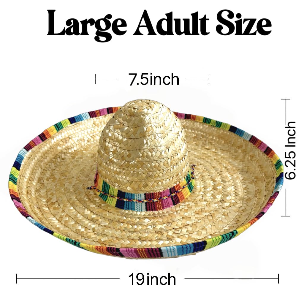 GiftExpress straw sombrero packaged one hat for easy gifting